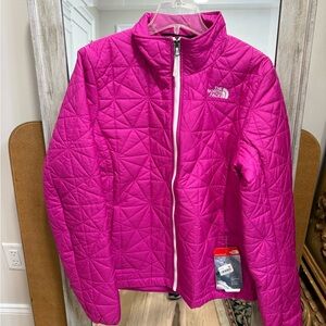 The North Face Women's Fuchsia Quilted Ski Jacket